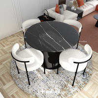 Table à manger Italia + 4 Chaises