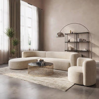 Ensemble de Salon L'Horizon : Canapé d'Angle et Fauteuil